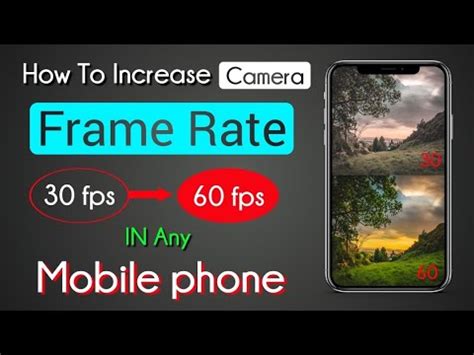 how to increase frame rate.